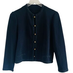 Vintage 100% Dacron Black Women's Jacket